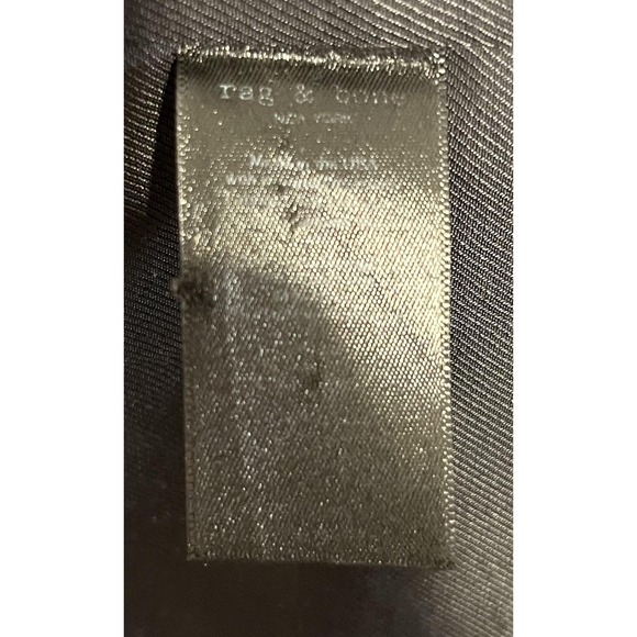 Rag & Bone Blazer Womens 0 Gray One Button Notch Lapel Lined Jacket Tailored - Picture 8 of 10